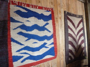 Wool products-Mats, at Njabini wool crafters workshop.