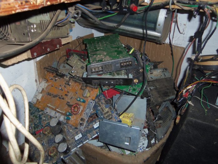 E-Waste at Mwangi's shop