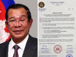 Cambodia Orders African Nationals To Leave By May 31st Or Face Jail and Fines